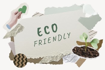 Eco friendly word typography, environment | Free PSD - rawpixel