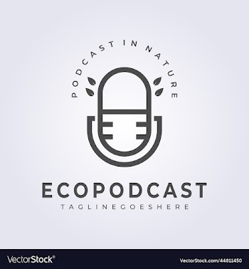eco podcast environment speaking logo