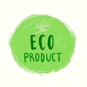 Eco product typography vector in green | Free stock vector - 472530