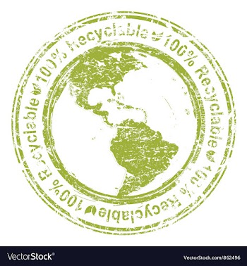 Eco stamp vector image