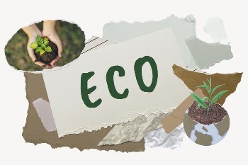 Eco word typography, environment aesthetic | Free Photo - rawpixel
