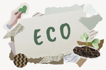 ECO word typography, environment aesthetic | Free Photo - rawpixel