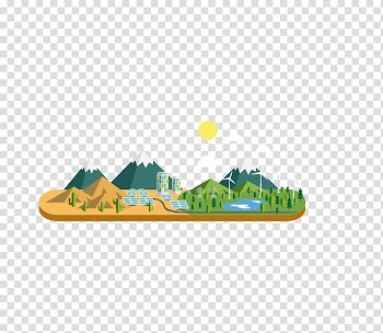 Ecology Euclidean , color fresh mountain forest transparent background PNG clipart