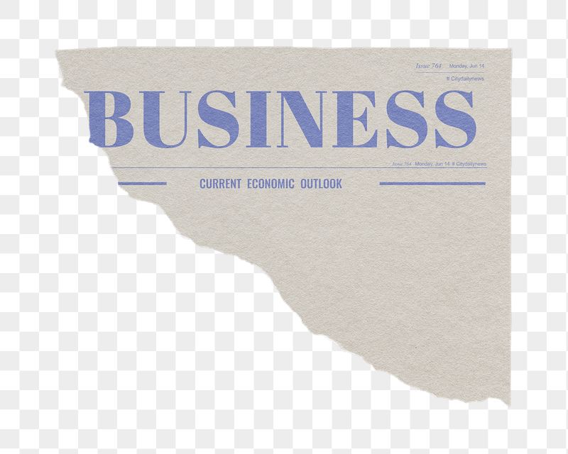 Economic business png ripped newspaper | Free PNG - rawpixel