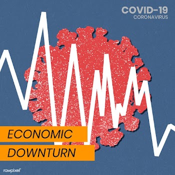 Economic downturn due to COVID-19 social banner vector | Free  vector - 2310720