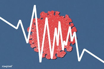 Economic downturn due to the coronavirus background illustration | Free  illustration - 2310079