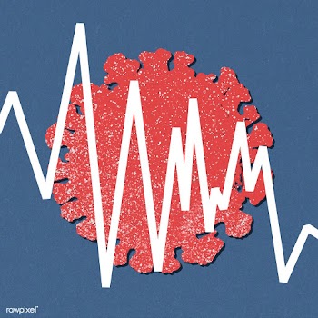 Economic downturn due to the coronavirus background illustration | Free  illustration - 2310243