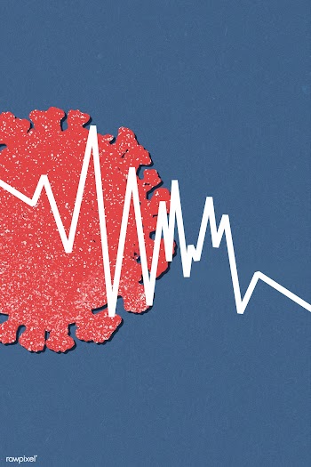 Economic downturn due to the coronavirus background illustration | Free  illustration - 2310247