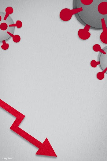 Economic downturn due to the coronavirus background illustration | Free  photo - 2308886