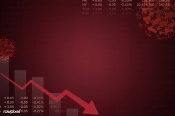 Economic downturn due to the coronavirus social banner template illust.. | Free  photo - 2307941