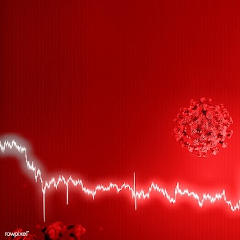 Economic impact and decrease due to coronavirus pandemic background | Free  illustration - 2303393
