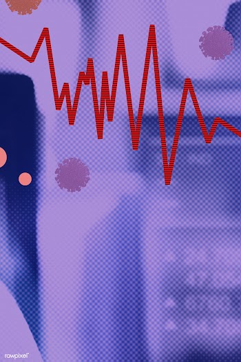 Economic impact and decrease due to coronavirus pandemic background il.. | Free  illustration - 2307789