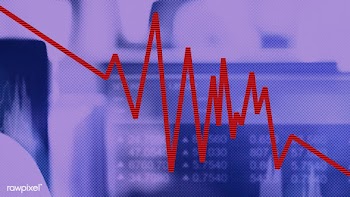 Economic impact and decrease due to coronavirus pandemic background il.. | Free  illustration - 2307794
