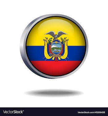 ecuador flag button