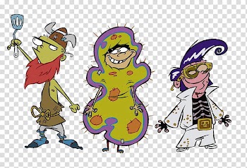 Ed Edd n Eddy with Halloween Costumes transparent background PNG clipart
