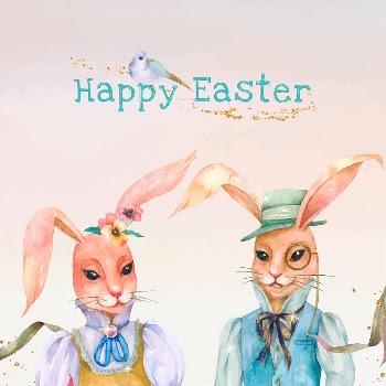 Editable Happy Easter template vector | Free Vector Template - rawpixel