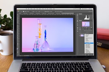 Editing Photography On Laptop