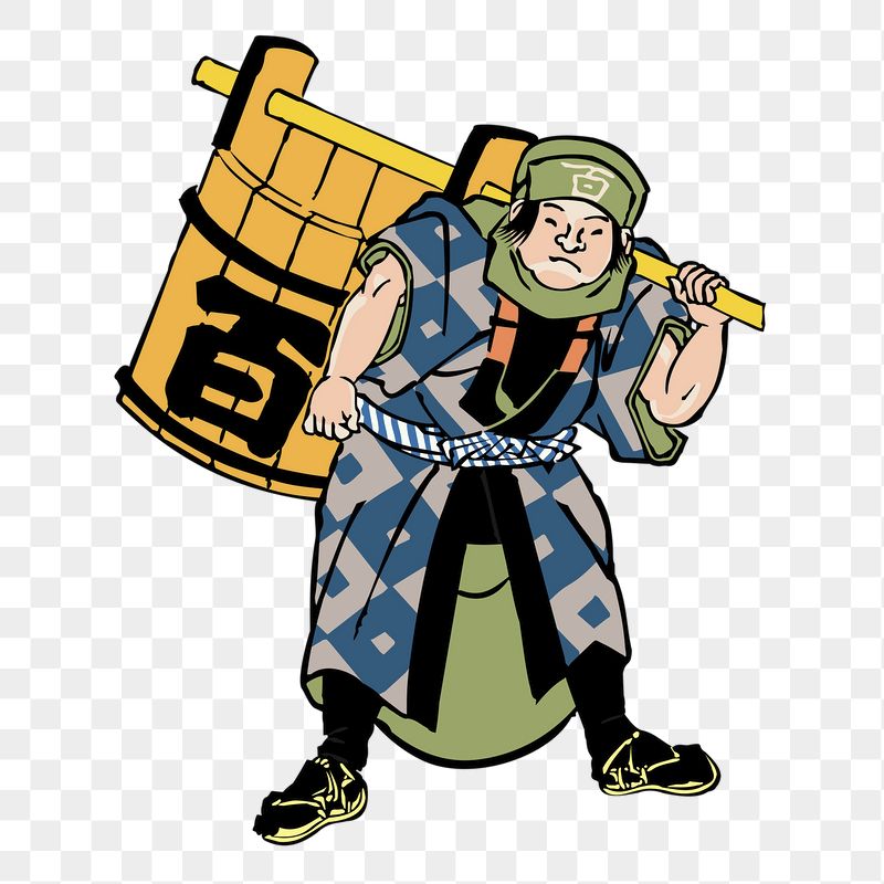 Edo firefighter png sticker, Japanese | Free PNG - rawpixel