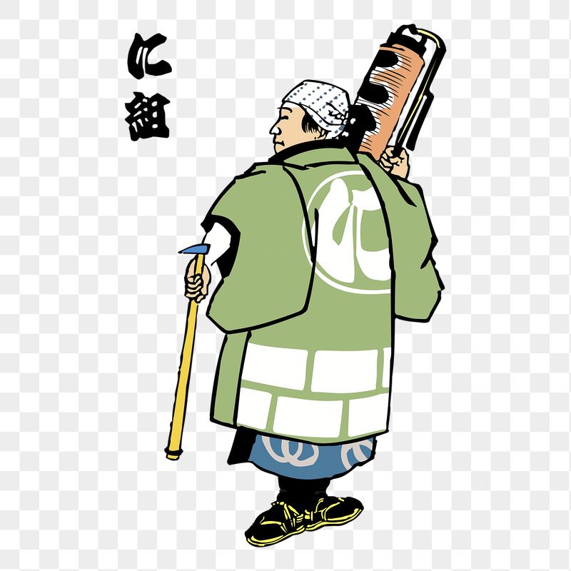 Edo Firefighter png sticker, transparent | Free PNG - rawpixel