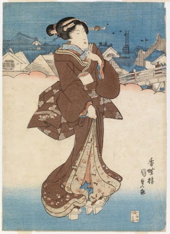 Edolaisnainen. bijin-ga, 1820 - 1850, | Free Photo - rawpixel