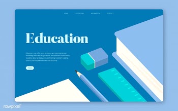 Education and learning informational website .. | Free stock vector - 458418