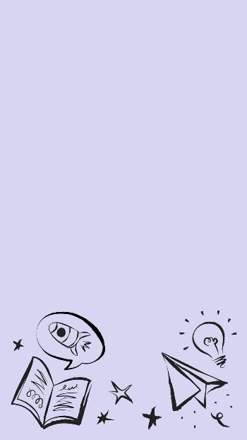 Education doodle mobile wallpaper, purple | Free Photo - rawpixel