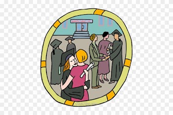 Education, Graduation Ceremonies Royalty Free Vector - Cartoon