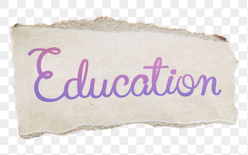 Education png word, ripped paper, | Free PNG - rawpixel