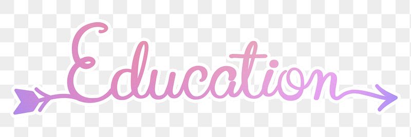 Education png word sticker, aesthetic | Free PNG - rawpixel