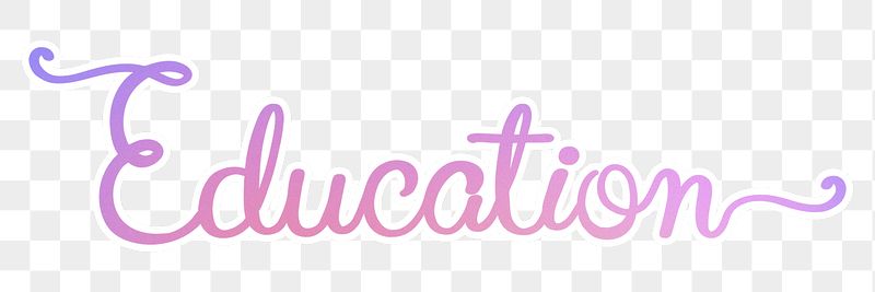 Education png word sticker, aesthetic | Free PNG - rawpixel