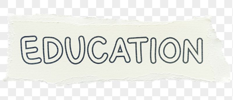 Education png word sticker, ripped | Free PNG - rawpixel