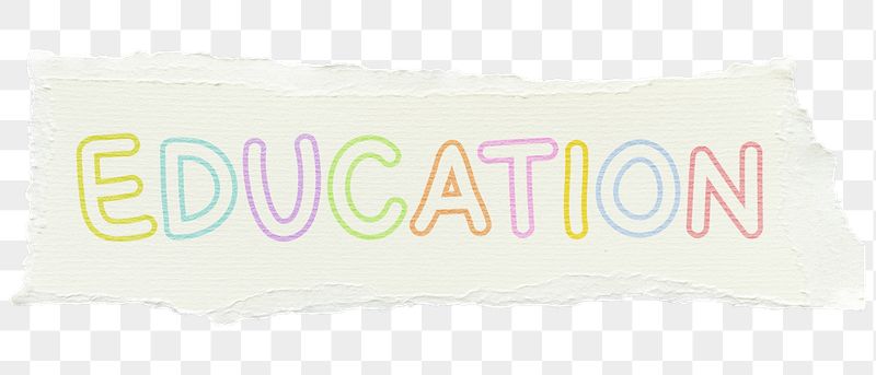 Education png word sticker, ripped | Free PNG - rawpixel