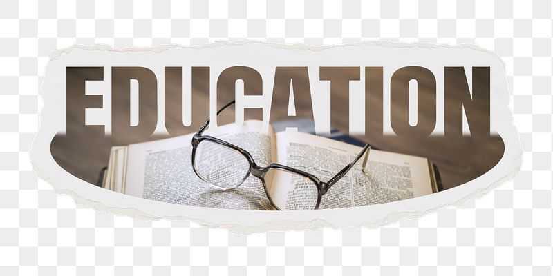 Education png word sticker, ripped | Free PNG - rawpixel