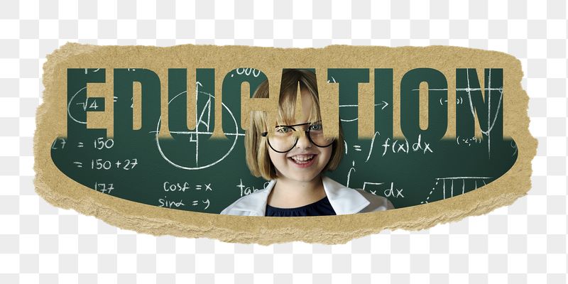 Education png word sticker, ripped | Free PNG - rawpixel