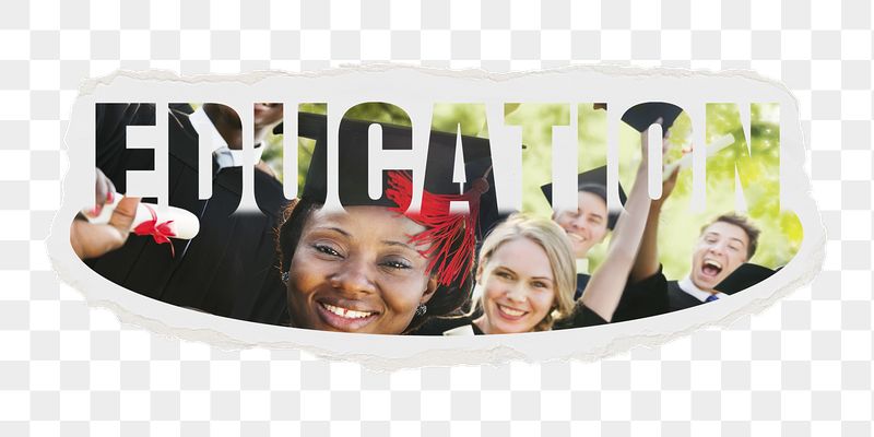 Education png word sticker, ripped | Free PNG - rawpixel