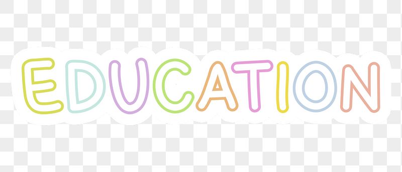 Education png word sticker typography, | Free PNG - rawpixel