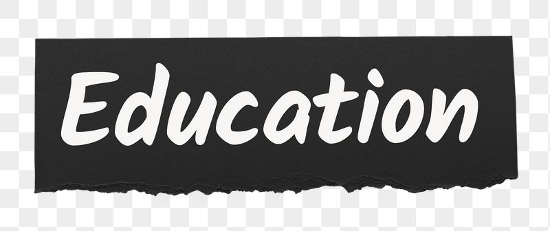 Education png word sticker typography, | Free PNG - rawpixel