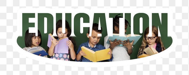 Education png word sticker, white | Free PNG - rawpixel