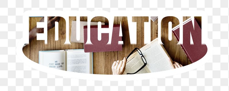 Education png word sticker, white | Free PNG - rawpixel