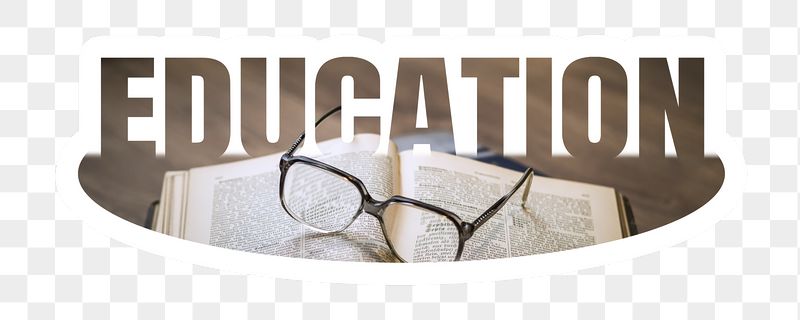 Education png word sticker, white | Free PNG - rawpixel