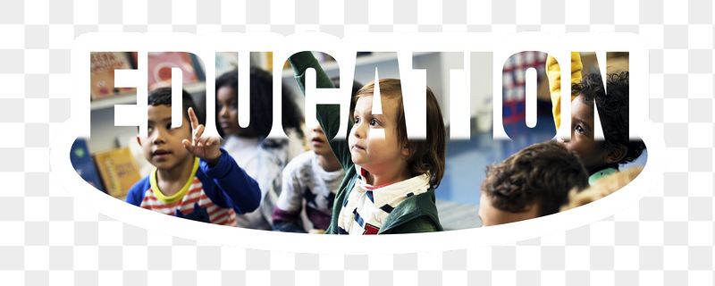 Education png word sticker, white | Free PNG - rawpixel
