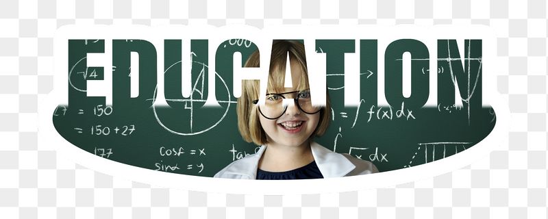 Education png word sticker, white | Free PNG - rawpixel