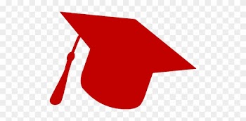 Education - Red Graduation Cap Clipart