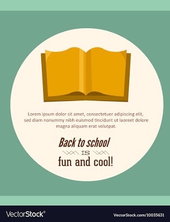 Education with book vector image