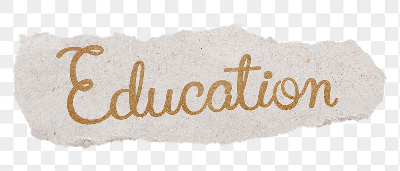 Education word png, gold glittery | Free PNG - rawpixel