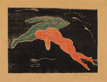 Edvard Munch's Encounter in Space | Free Photo - rawpixel