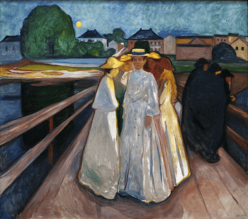 Edvard Munch's On the Bridge | Free Photo - rawpixel