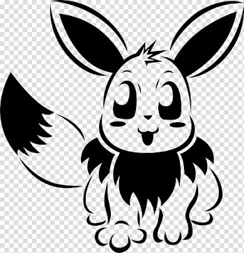 Eevee Jack-o'-lantern Stencil Carving Pattern, pumpkin transparent background PNG clipart
