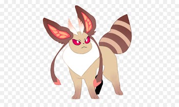 Eevee, Rabbit, Tshirt, Cartoon, Pink PNG