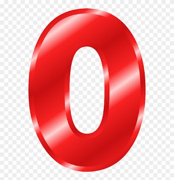 Effect Letters Alphabet Red Clip Art - Red 0 Png